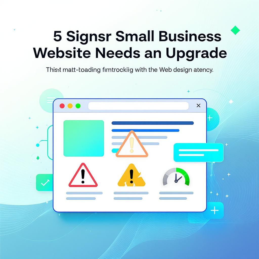 Website Upgrade Signs